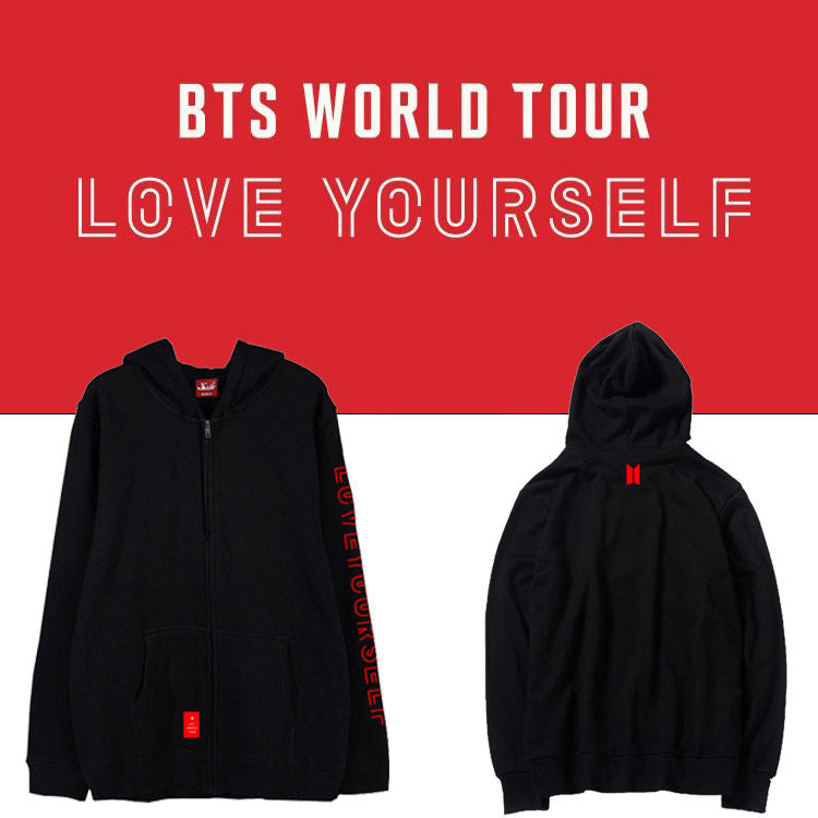 BTS LOVE YOURSELF パーカー BTS WORLD TOUR LOVE YOURSELF HOODIE – PLANET STORE