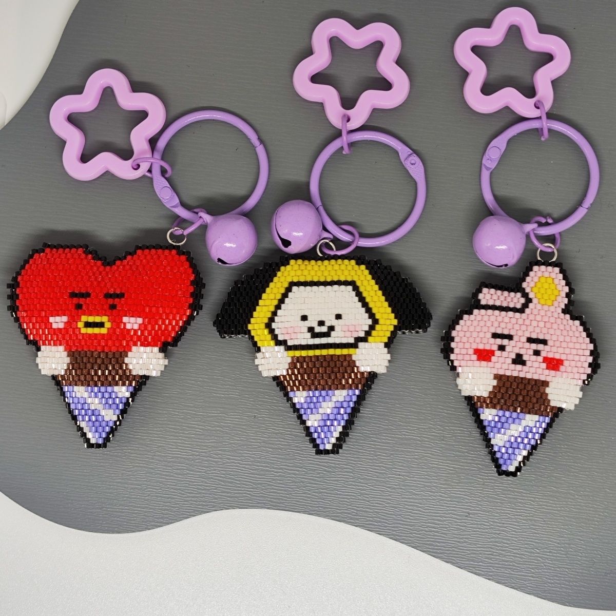 BTS BT21 KEYCHAINS