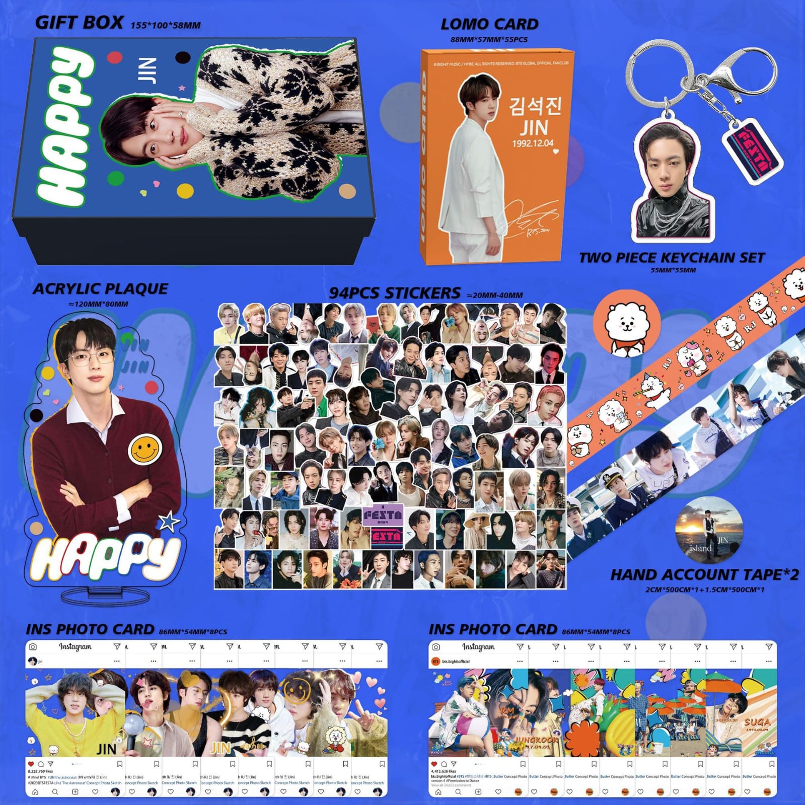 BTS JIN HAPPY GIFT BOX – PLANET STORE