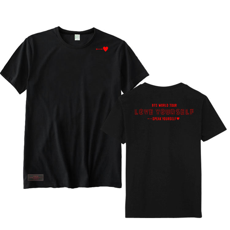 BTS WORLD TOUR L.Y SPEAK YOURSELF T-SHIRTS 100% COTTON – PLANET STORE