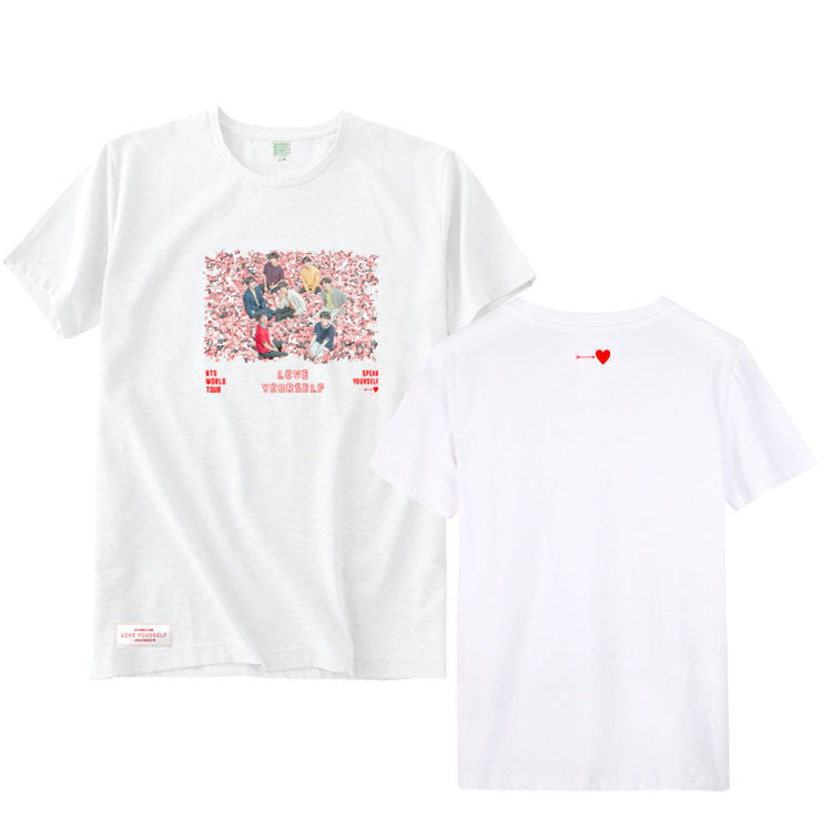 BTS WORLD TOUR L.Y SPEAK YOURSELF T-SHIRTS 100% COTTON