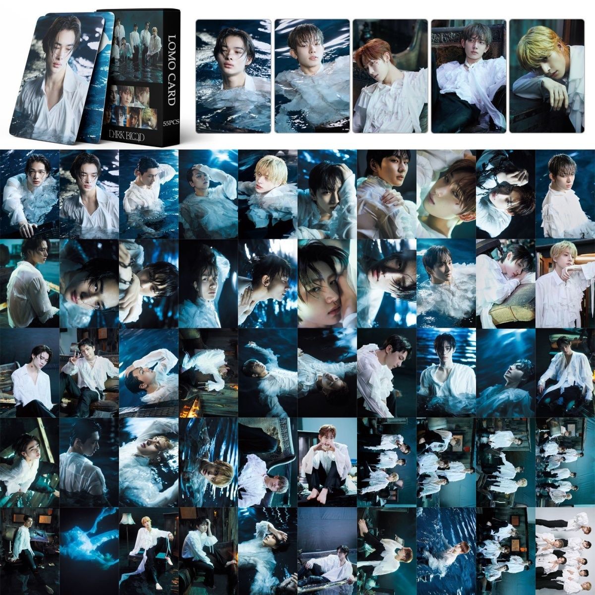 PHOTOCARDS ENHYPEN DARK BLOOD 55 PCS