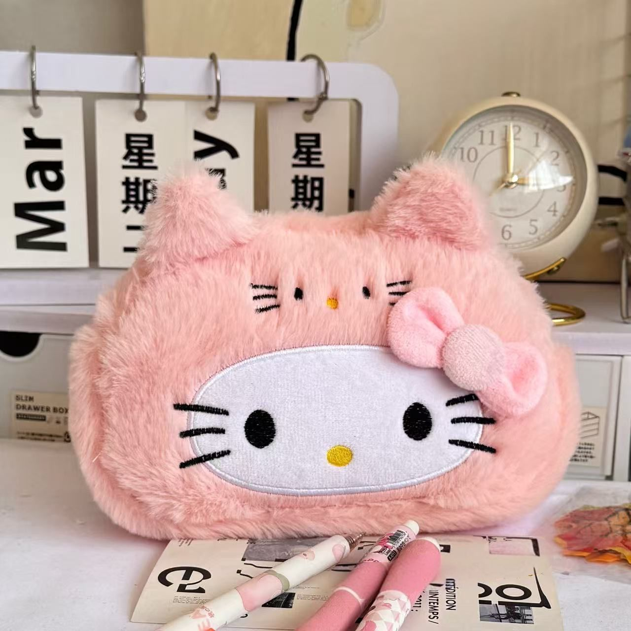HELLO KITTY PLUSH PENCIL CASES