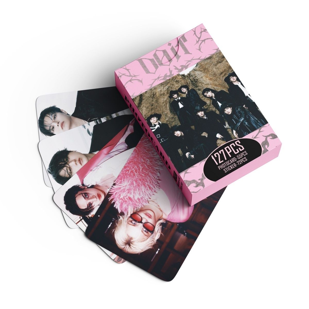 STRAY KIDS MERCH PHOTOCARDS 127 PCS DO IT (55 CARDS + 72 STICKERS)