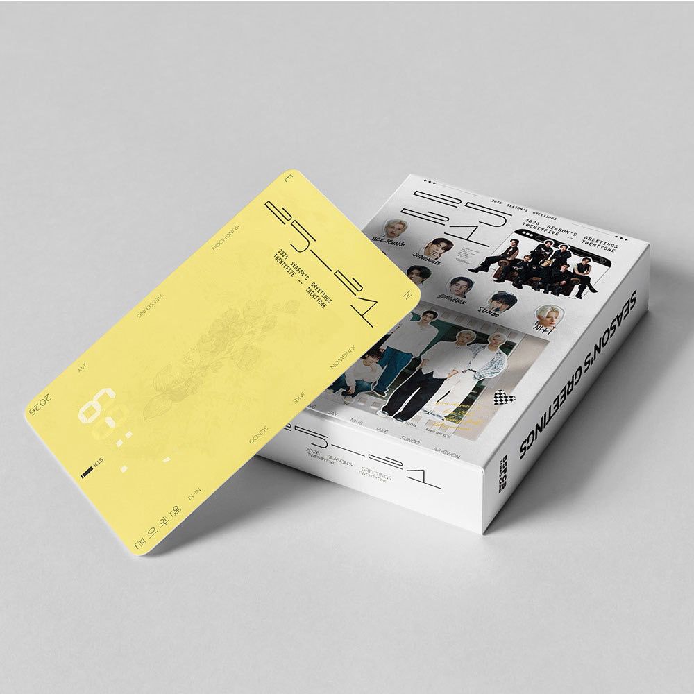 PHOTOCARDS ENHYPEN 2026 SEASON'S GREETINGS 55 PCS