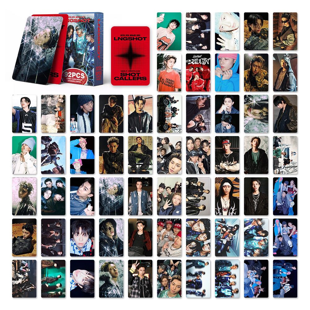 LNGSHOT PHOTOCARDS 92PCS (60 PHOTOCARDS+ 32 STICKERS)