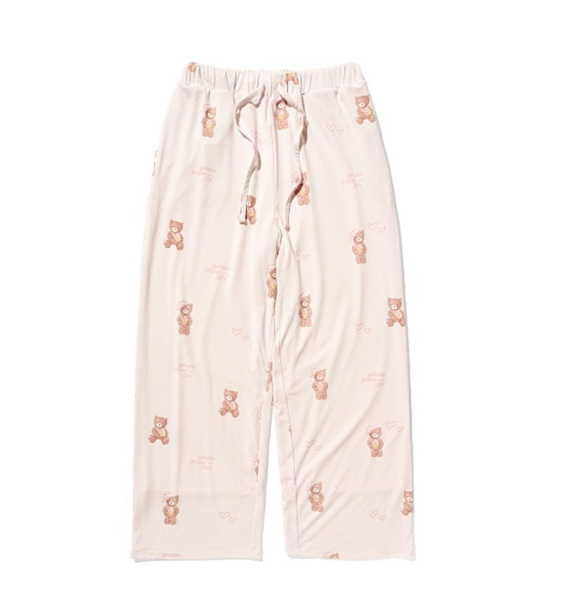 PAJAMAS JIN BEAR PATTERN (Pink/Mint)