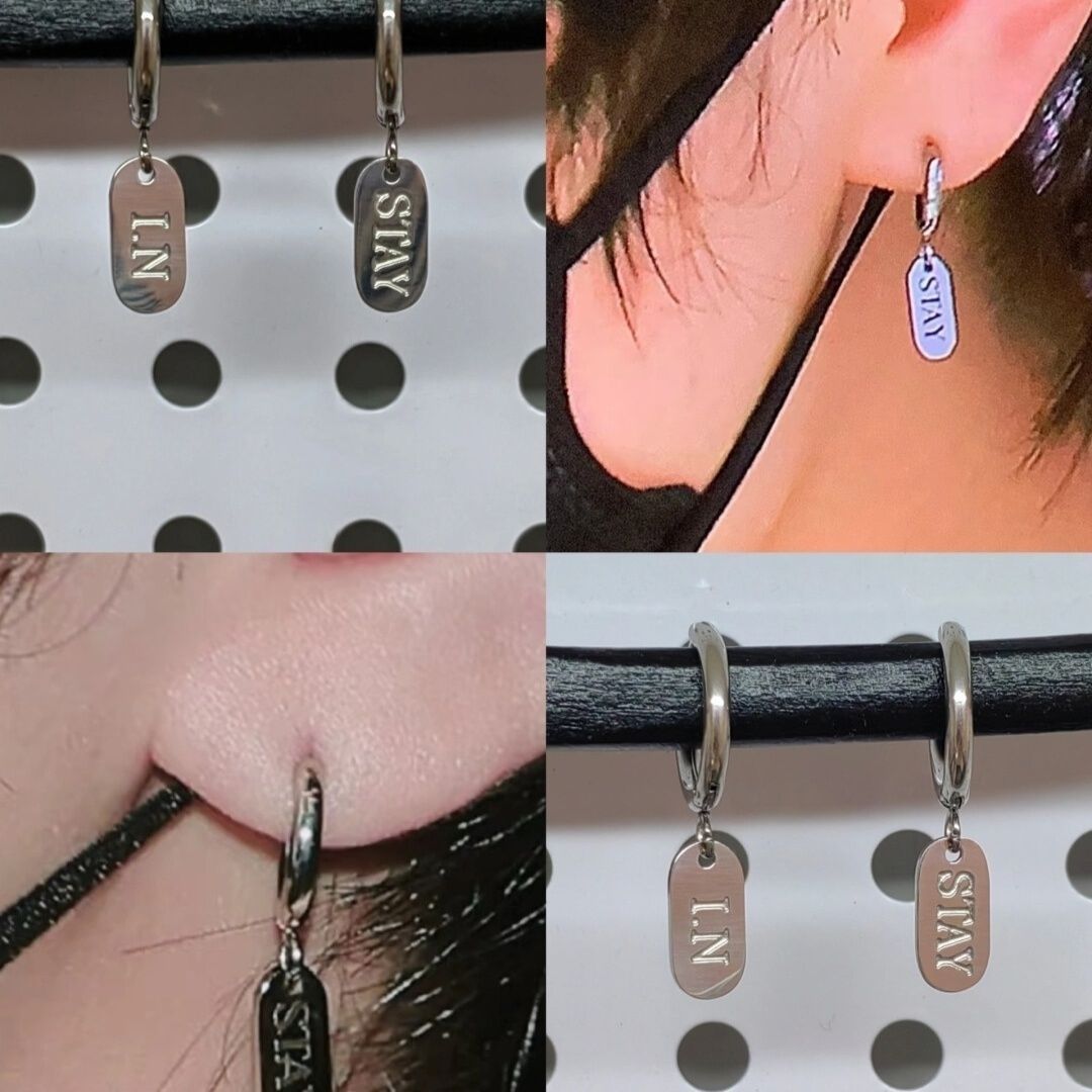 STRAY KIDS  I.N. & STAY EARRING (pair)
