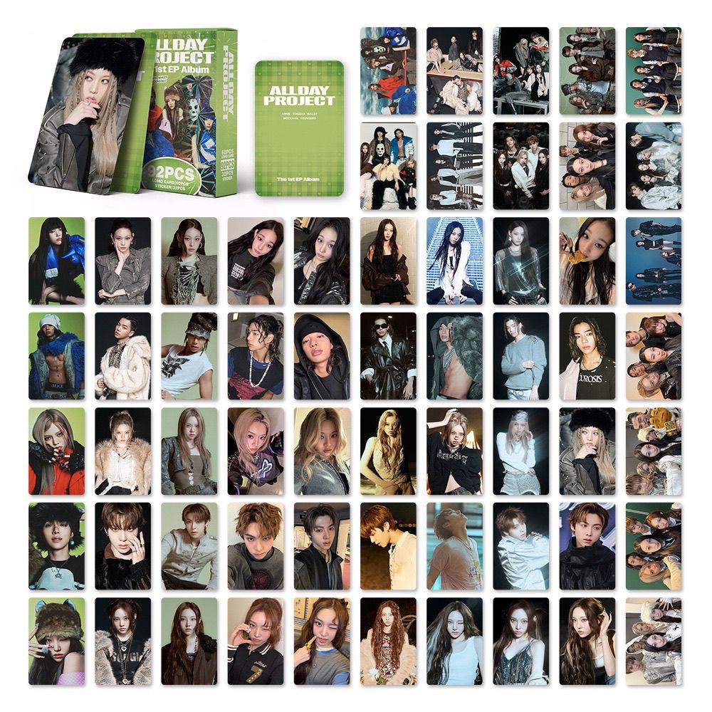ALLDAY PROJECT PHOTOCARDS 92PCS (60 CARDS+ 32 STICKERS)