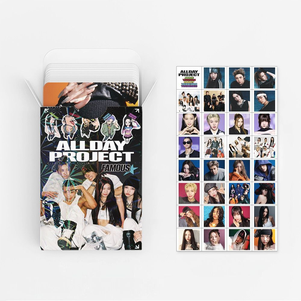 ALLDAY PROJECT PHOTOCARDS 92PCS (60 CARDS+ 32 STICKERS)
