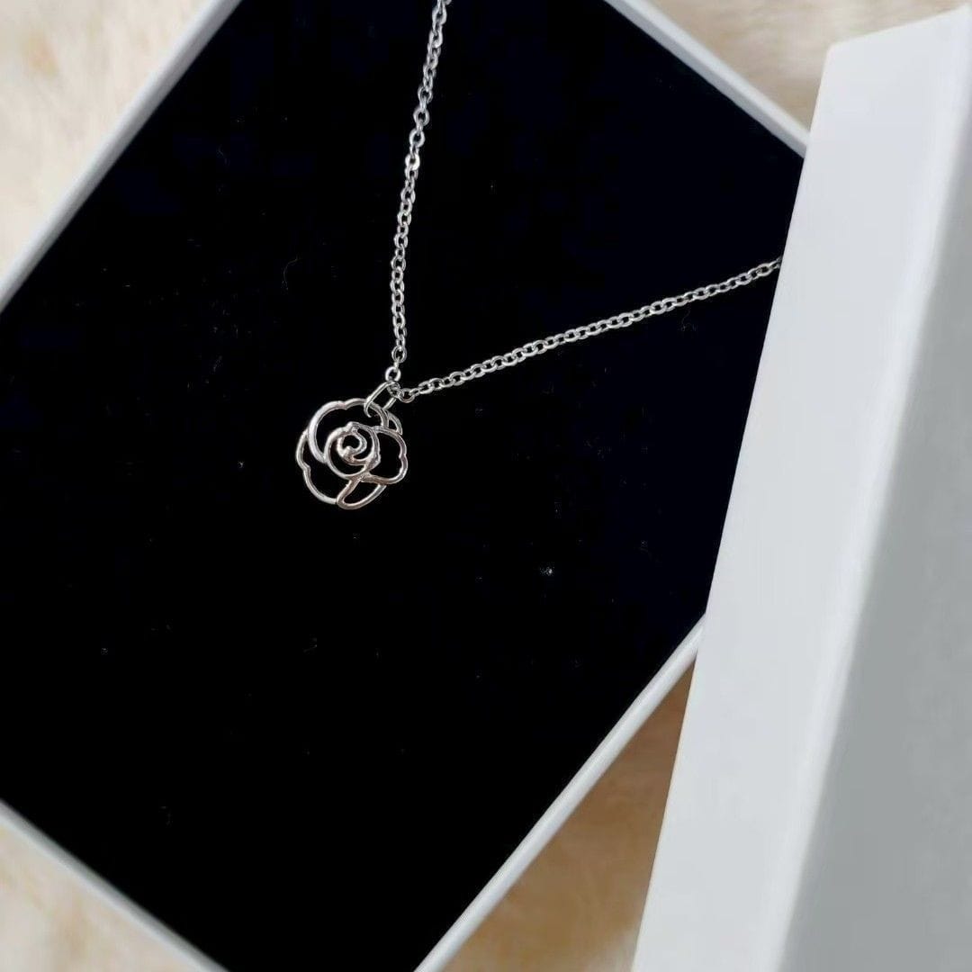 ZB1 925 Silver ZEROSE NECKLACE ver.2 ハオ ZEROBASEONE - [NEVER SAY NEVER] OFFICIAL MD 925 Silver