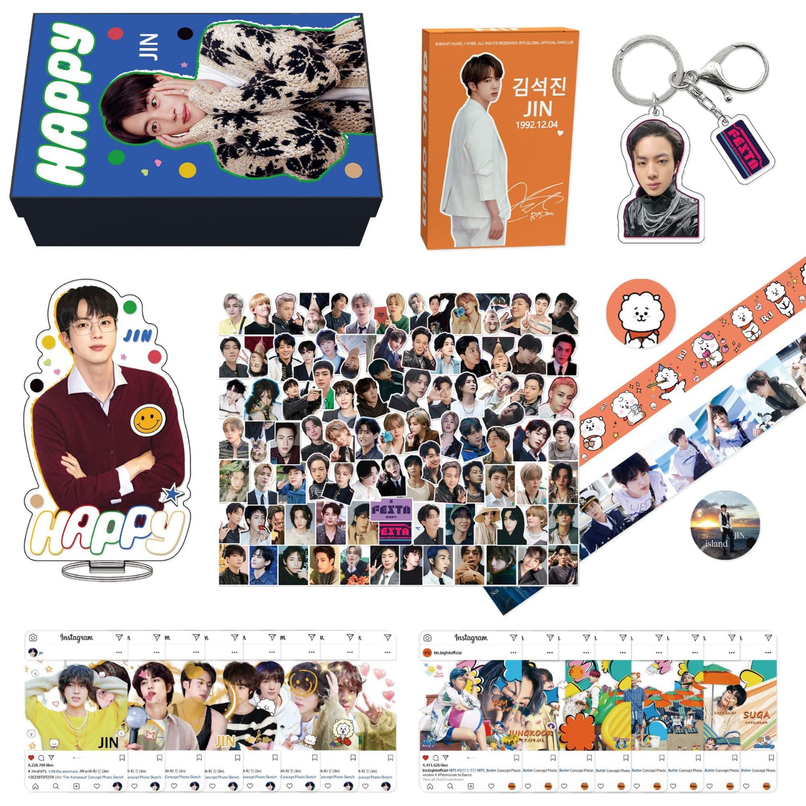 BTS JIN HAPPY GIFT BOX – PLANET STORE
